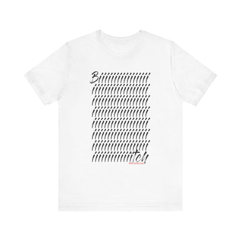 BITCH_black UNISEX SHORT SLEEVE T-SHIRT