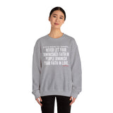 DIMINISHED FAITH UNISEX SWEATSHIRT