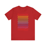 BIIIIIITCH RAINBOW UNISEX SHORT SLEEVE T SHIRTS