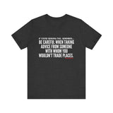 TRADING PLACES UNISEX SHORT SLEEVE T-SHIRT