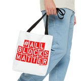#AllBlocksMatter Tote Bag - Empowering AOP Design for Activism