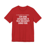 EXPLANATION UNISEX SHORT SLEEVE T-SHIRT