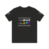 BLACK GAY FUP WHITE UNISEX SHORT SLEEVE T-SHIRTS