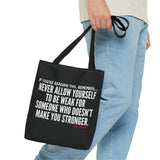 MAKE YOU STRONGER TOTE BAG