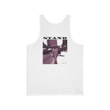 STAND - BLACK UNISEX TANK TOP