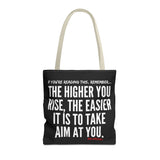 TAKE AIM TOTE BAG