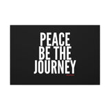 PEACE BE THE JOURNEY WHITE CANVAS ART