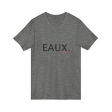 EAUX BLACK UNISEX V-NECK T-SHIRTS