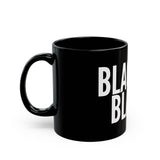 BLACKITY BLACK - WHITE CERAMIC MUG - BLACK 11OZ