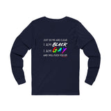 BLACK GAY FUP WHITE UNISEX LONG SLEEVE T-SHIRTS