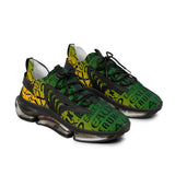 EAUX - BLACK ON MARDI GRAS MESH SNEAKERS