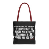 WHERE YOU FIT TOTE BAG