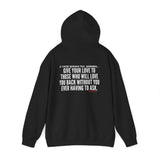 GIVE YOUR LOVE UNISEX HOODIE