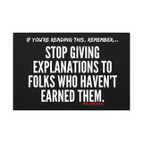 EXPLANATION CANVAS ART