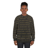BLACK MAGIC - BLACK GOLD AOP UNISEX SWEATSHIRT