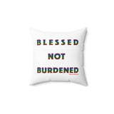 BLACK WOMAN RAINBOW THROW PILLOW