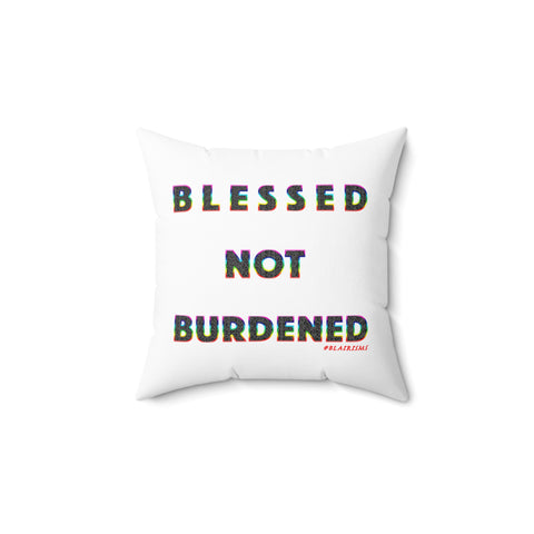 BLACK WOMAN RAINBOW THROW PILLOW