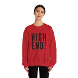 HIGH END BLACK UNISEX SWEATSHIRTS