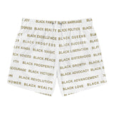 BLACK MAGIC - GOLD LETTERS SWIM TRUNKS