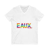 EAUX RAINBOW UNISEX V-NECK T-SHIRTS