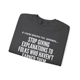 EXPLANATION UNISEX SWEATSHIRT