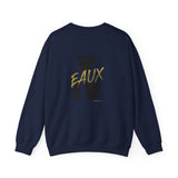 V EAUX IV- BLACK W/ GOLD EAUX UNISEX SWEAT SHIRT