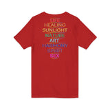 MEANING OF PRIDE UNISEX V-NECK T-SHIRTS
