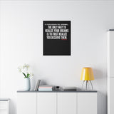 REALIZE YOUR DREAMS CANVAS ART