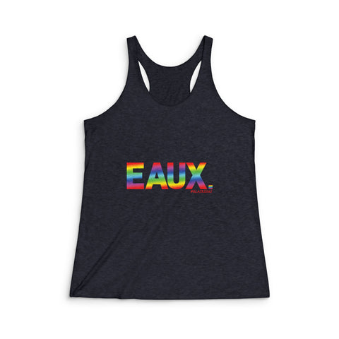 EAUX  RAINBOW RACERBACK TANK TOP