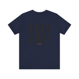 HIGH END BLACK UNISEX SHORT SLEEVE T-SHIRTS