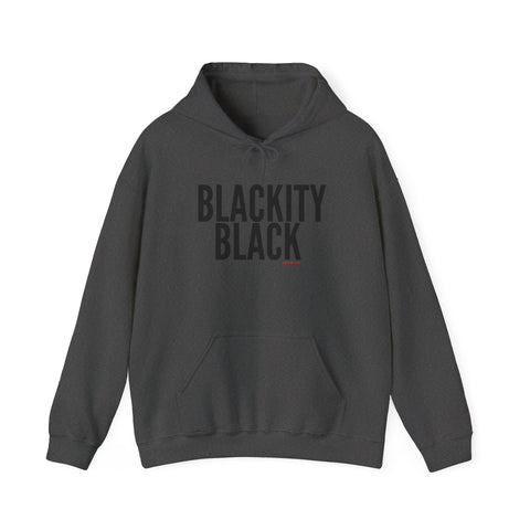 BLACKITY BLACK - BLACK UNISEX HOODIE
