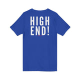 HIGH END WHITE UNISEX V-NECK T-SHIRTS