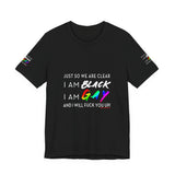 BLACK GAY FUP WHITE UNISEX SHORT SLEEVE T-SHIRTS