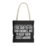 JESUS SAID TOTE BAG