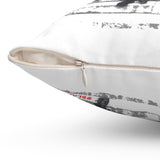 RESIST-BLACK THROW PILLOW