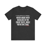 HECKLERS UNISEX SHORT SLEEVE T-SHIRT