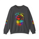 BLACK GAY PROUD FIST UNISEX SWEATSHIRTS