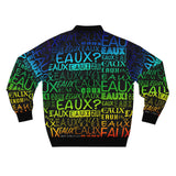 EAUX - RAINBOW AOP MEN'S BOMBER JACKET