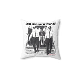 RESIST-BLACK THROW PILLOW