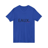 EAUX BLACK UNISEX V-NECK T-SHIRTS