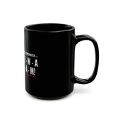 IDGAF CERAMIC MUG - BLACK 110Z, 150Z