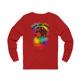 BLACK GAY PROUD FIST UNISEX LONG SLEEVE