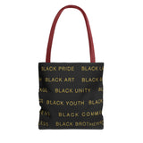 BLACK MAGIC - GOLD LETTERS TOTE BAG