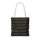 BLACK MAGIC - BLACK GOLD TOTE BAG