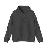 REACH FOR SOMETHING BLACK GOLD UNISEX HOODIE