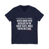 HECKLERS UNISEX V-NECK T-SHIRT