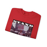 STAND - WHITE UNISEX SWEAT SHIRT