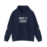 MAKE IT COUNT UNISEX HOODIE