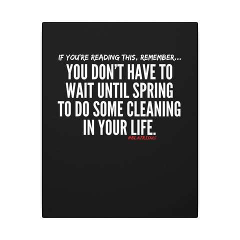 SPRING CLEANING CANVAS ART