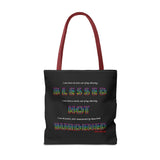 BLACK MAN RAINBOW TOTE BAG